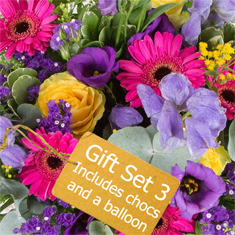 Gift Set 3 - Florist Choice Basket Arrangement