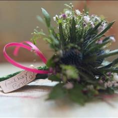 Gent Thistle Buttonhole