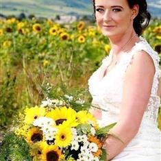 Bridal Hand-tied Bouquet Yellow
