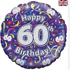 60th Birthday Foil 