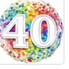 40 Confetti Balloon 
