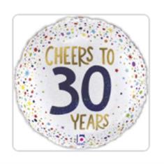  Cheers To 30 Years Glittergraphic 