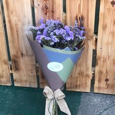 Purple Dried Flower Bouquet
