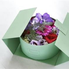 Surpise Flower Gift Box Green