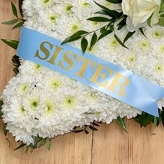 Personalised Funeral Ribbon 