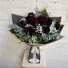 Midnight Black Rose Bouquet