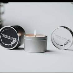 Thistle Island Eucalyptus &amp;Pine Natural Wax tin Candle