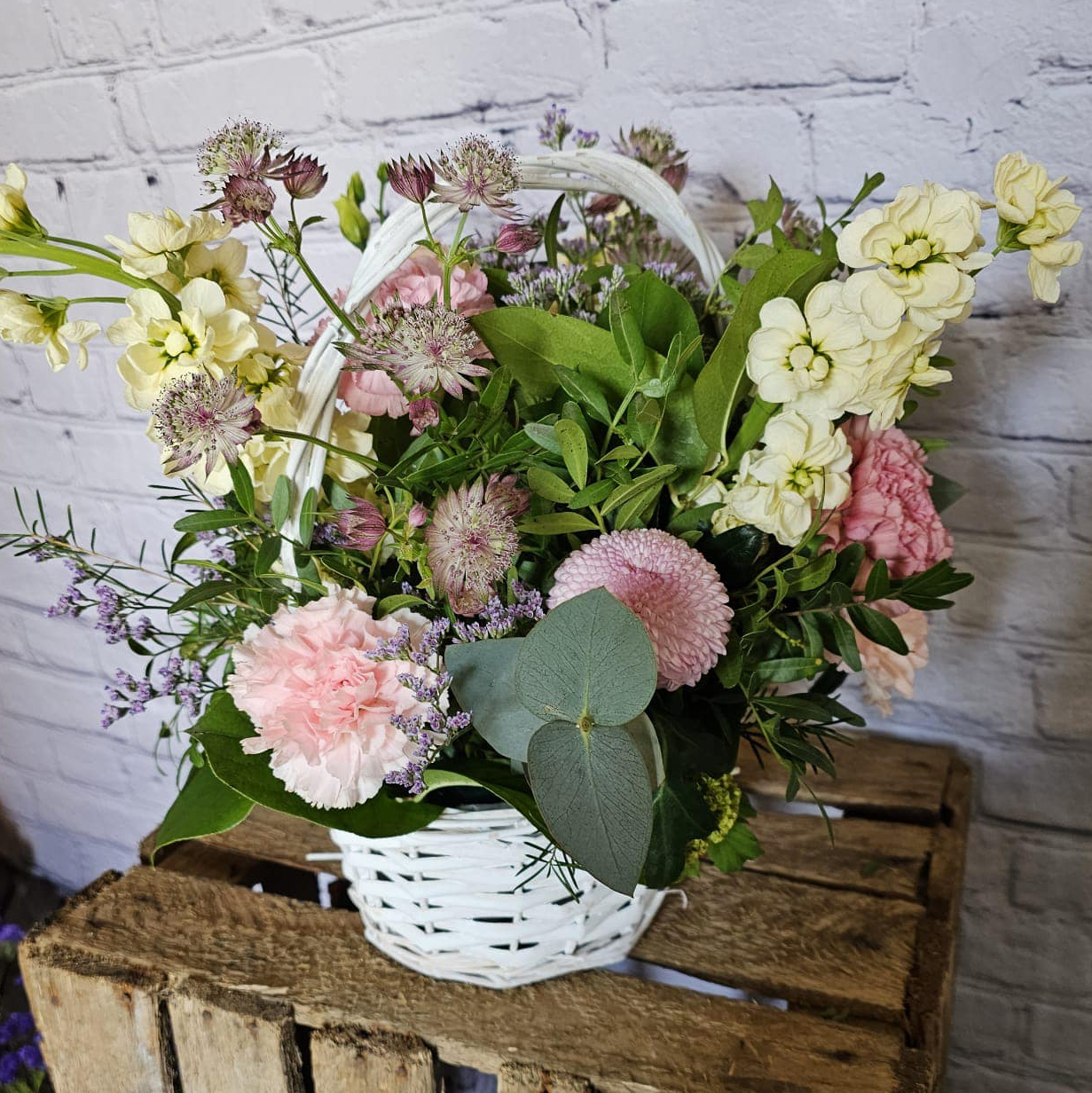 Basket Gift Flower Arrangements